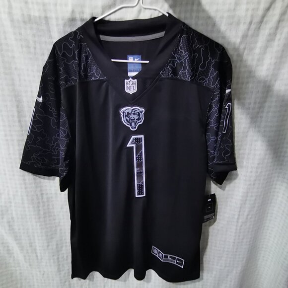 NFL Other - Justin Fields Black Chicago Bears No 1 Jersey